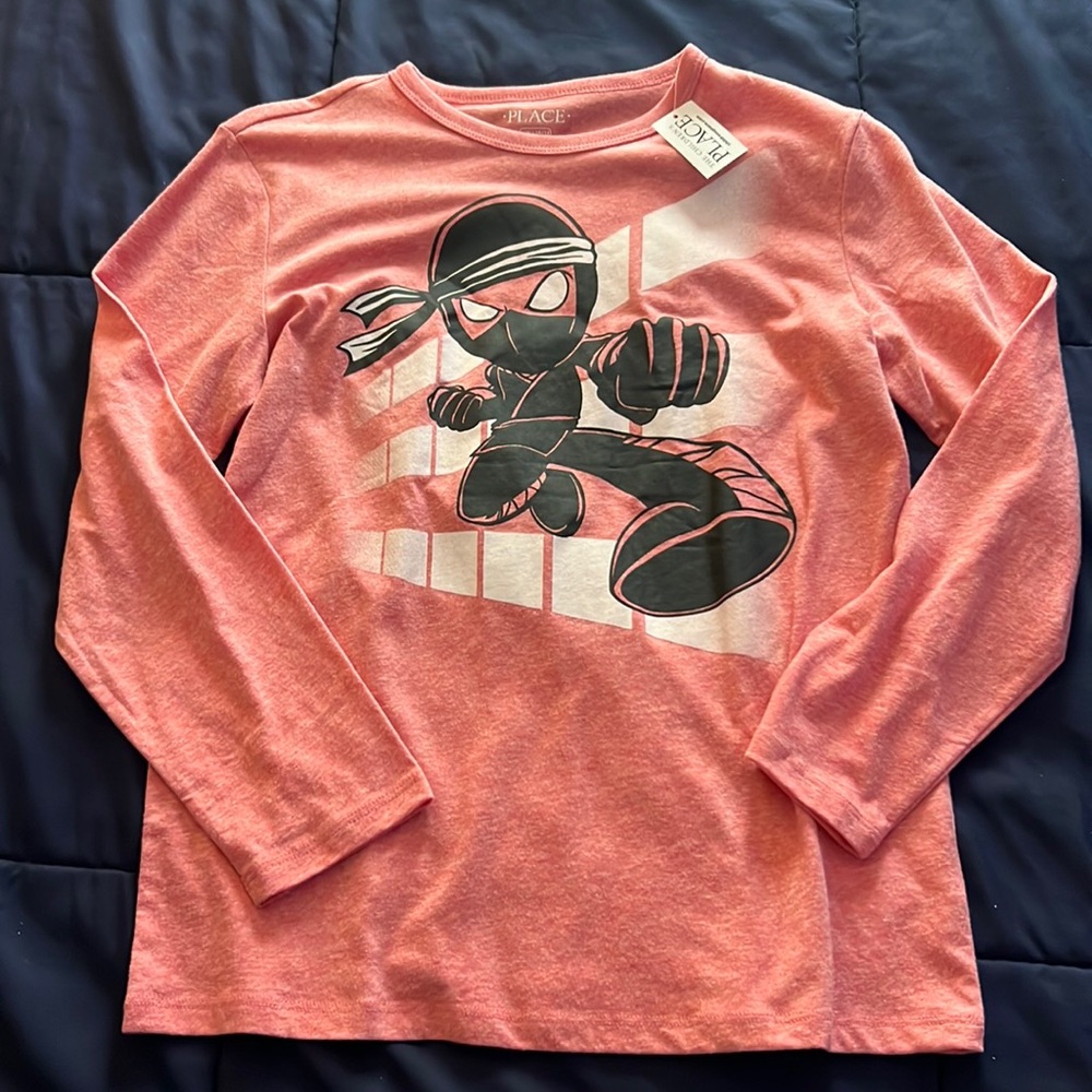 Boys long sleeve ninja tee the children’s place brand new with tags never worn